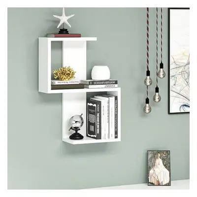 Hanah Home Wall Shelf Octa - White White