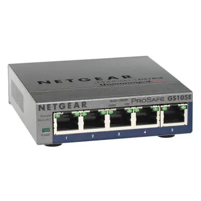 NETGEAR 5xGb Plus Switch,web monit.GS105E, GS105E-200PES