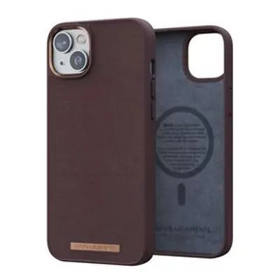 NJORD Genuine Leather Case iPhone 14 Plus Dark Brown