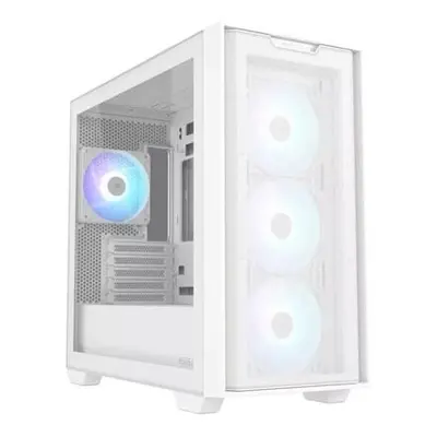 ASUS case A21 PLUS, Mini Tower, průhledná bočnice, 4x 120mm ARGB Fan, bílá, 90DC00H3-B19000