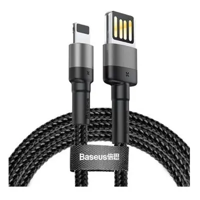 Baseus Cafule Oboustranný kabel USB Lightning 1,5 A 2 m (šedo-černý)