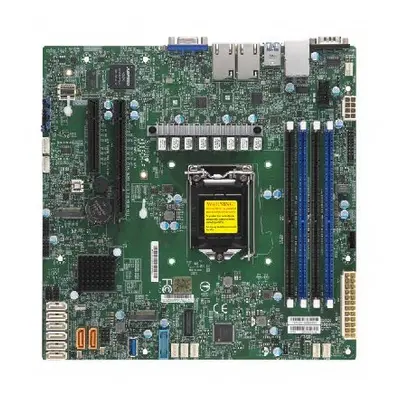 SUPERMICRO MB 1xLGA1151 (Xeon E3-21xx,i3), C246, 4xDDR4, 8xSATA3, 2x M.2, 2xPCIe3.0 x8, VGA, 2x 