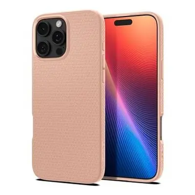 Spigen Liquid Air kryt iPhone 16 Pro Max rose titanium