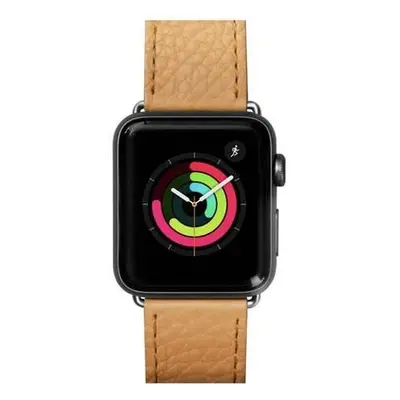 Laut Milano kožený řemínek pro Apple Watch 38mm / 40mm - okrový LAUT-AWS-ML-BR