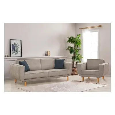 Atelier del Sofa Sofa-Bed Set Lorus Set - Oak, Grey