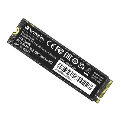 VERBATIM SSD Vi5000 Internal PCIe NVMe M.2 SSD 1TB , W xx00/ R xx00 MB/s