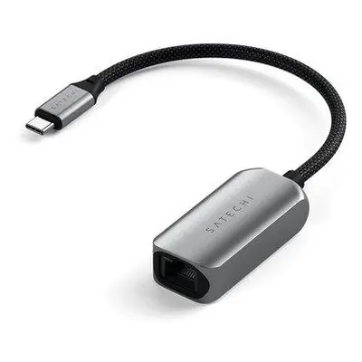 Satechi adaptér USB-C to 2.5 Gigabit Ethernet - Space Gray Aluminium