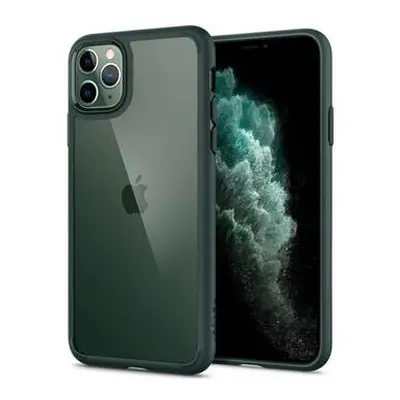 Spigen Ultra Hybrid kryt iPhone 11 Pro zelený