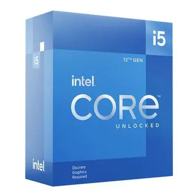 INTEL Core i5-12600KF / Alder Lake / LGA1700 / max. 4,9GHz / 10C/16T / 20MB / 125W TDP / BOX bez