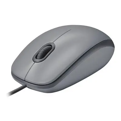 Logitech myš Corded M110 tichá, šedá, EMEA, 910-006760