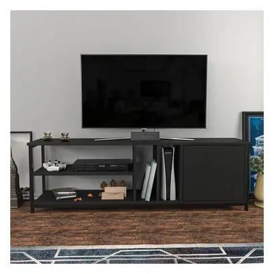 Hanah Home TV Stand Oneida - Black, Anthracite