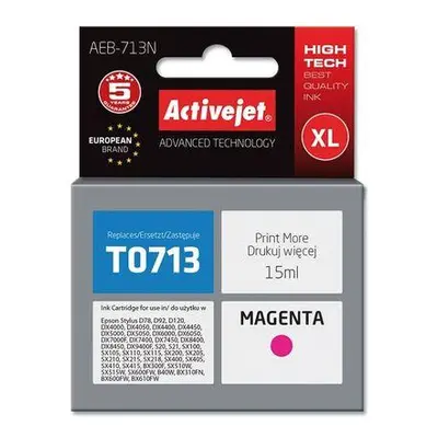 ActiveJet Ink cartridge Eps T0713 D78/DX6000/DX6050 Magenta - 15 ml AEB-713, EXPACJAEP0106