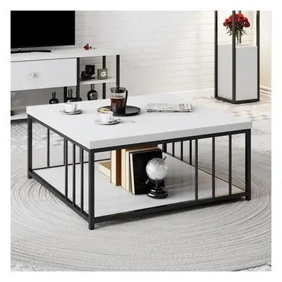 Hanah Home Coffee Table Zenn - White, Black