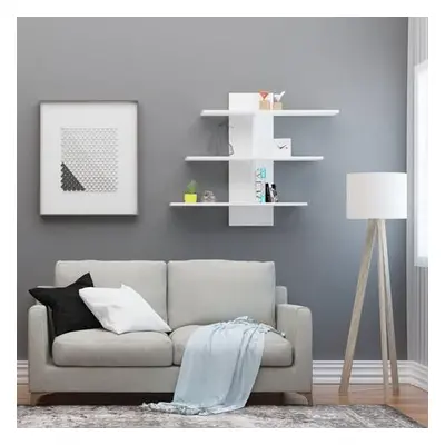 Hanah Home Wall Shelf Lale - White White