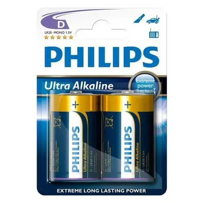 Philips LR20E2B/10 Ultra Alkaline 2x baterie D