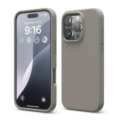 Elago kryt Silicone Case pre iPhone 16 Pro - Medium Gray