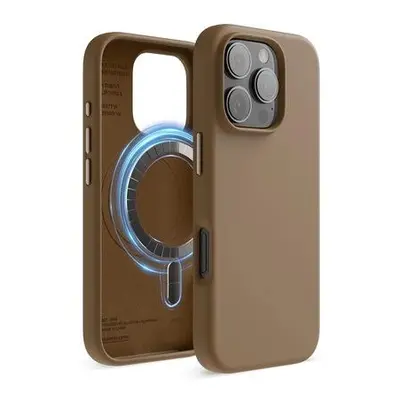 Elago kryt Silicone Case Magsafe pre iPhone 16 Pro - Brown