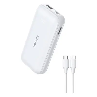 UGREEN Nexode Powerbanka 10000 mAh (PD) 30W bílá