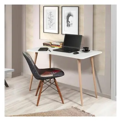 Hanah Home Study Desk Fabio - White White