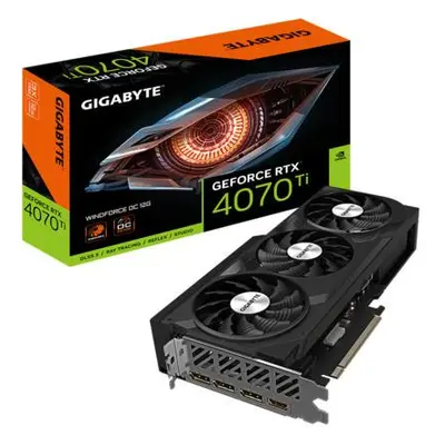 GIGABYTE GeForce RTX 4070 Ti WINDFORCE OC 12GB / PCI-E / 12GB GDDR6X / HDMI / 3x DP, GV-N407TWF3