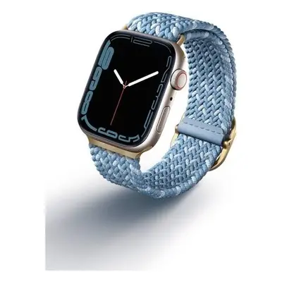 UNIQ Aspen Designer Edition řemínek pro Apple Watch 41/40/38mm Cerulean Blue