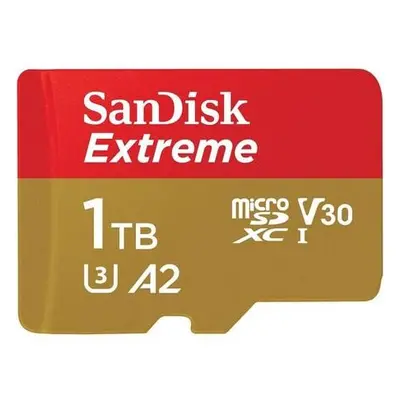 SanDisk Extreme PRO 1TB microSDXC 200R/140W + adaptér SDSQXCD-1T00-GN6MA