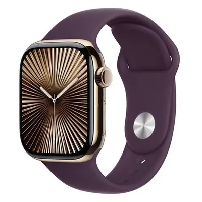 Apple Watch 42/41/40mm švestkový sportovní řemínek S/M