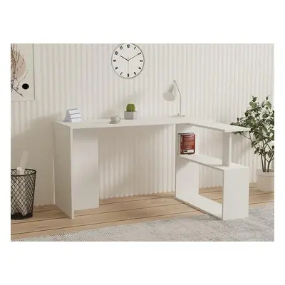 Hanah Home Study Desk Cayko - White White