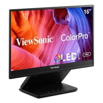 Viewsonic VP16-OLED 16" FHD 1920x1080/400cd/20M:1/1ms/microHDMI/USB-C/Repro, VP16-OLED