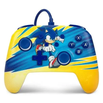 PowerA Enhanced drátový herní ovladač - Sonic Boost (Switch)