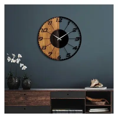 Wallity Decorative Wooden Wall Clock Linear