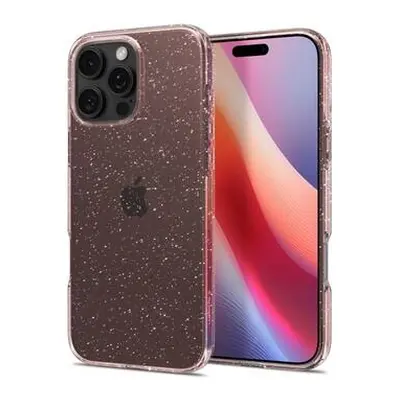 Spigen Liquid Crystal Glitter kryt iPhone 16 Pro Rose Quartz