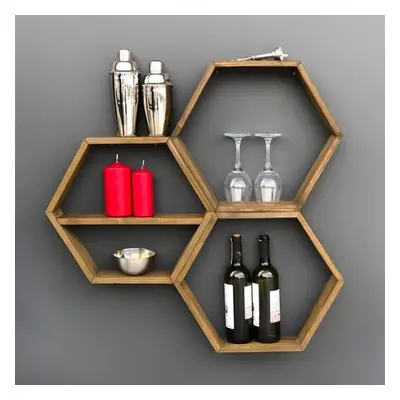 Hanah Home Wall Shelf Hex004