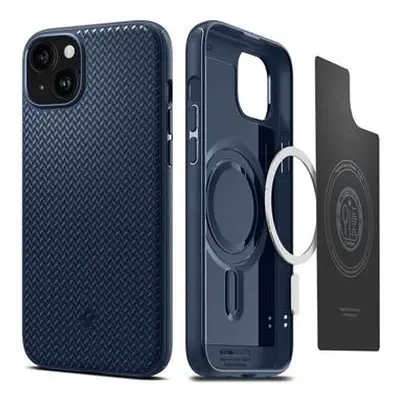 Spigen Mag Armor MagFit kryt iPhone 15 modrý