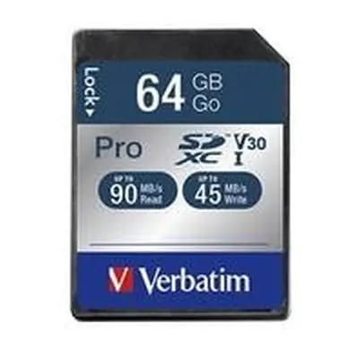 VERBATIM PRO 47022 SDXC 64 GB cl10