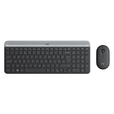 set Logitech slim Wireless MK470 - graphite, US, 920-009204