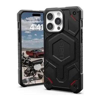 UAG Monarch Pro MagSafe iPhone 15 Pro Max kevlarově černý