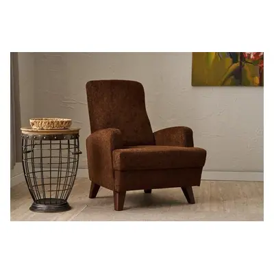 Atelier del Sofa Wing Chair Kana - Brown Brown