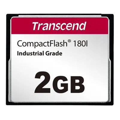 Transcend 2GB INDUSTRIAL TEMP CF180I CF CARD, (MLC) paměťová karta (SLC mode), 85MB/s R, 70MB/s 