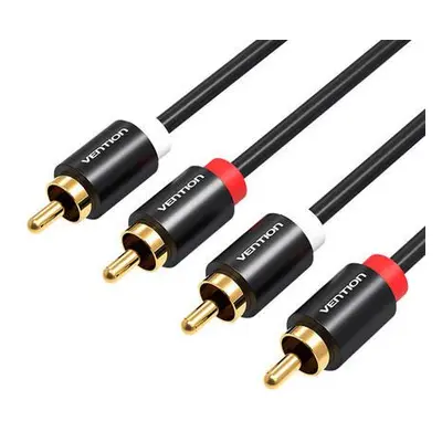 Cable Audio 2xRCA male to 2xRCA male Vention VAB-R06-B200 2m (black)