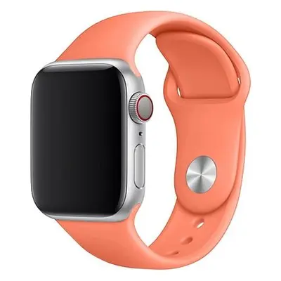 Set silikonových řemínků FIXED Silicone Strap pro Apple Watch 38/40/41mm, oranžový