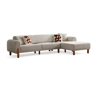 Atelier del Sofa Corner Sofa-Bed Lyke Right - Cream Cream