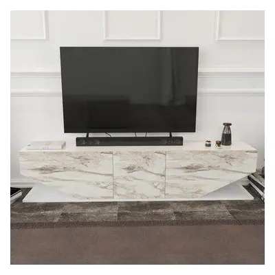 Hanah Home TV Stand Inci - White