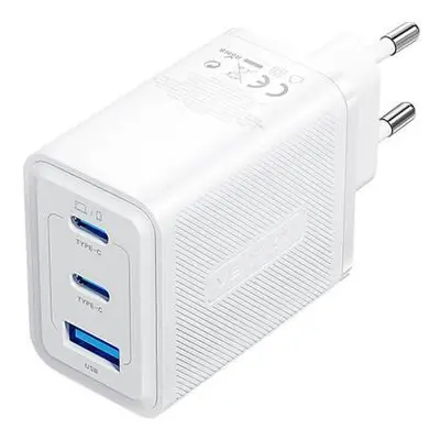 Wall charger, Vention, FERW0-EU, 2xUSB-C, USB- A, 65W/65W/30W, GaN (white),