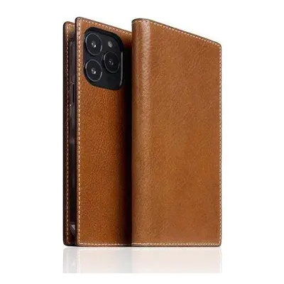 SLG Design puzdro D+ Italian Temponata Leather pre iPhone 14 Pro - Tan