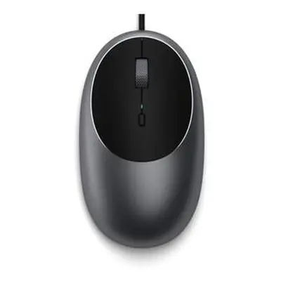 Satechi myš C1 USB-C Wired Mouse - Space Gray, ST-AWUCMM