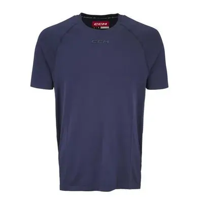 CCM Triko Premium Training Tee SR, tmavě modrá, Senior, L