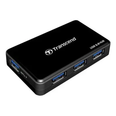 Transcend USB 3.0 Hub 4-port + napájecí zdroj, TS-HUB3K