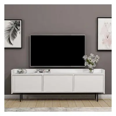 Hanah Home TV Stand Atlas - White White