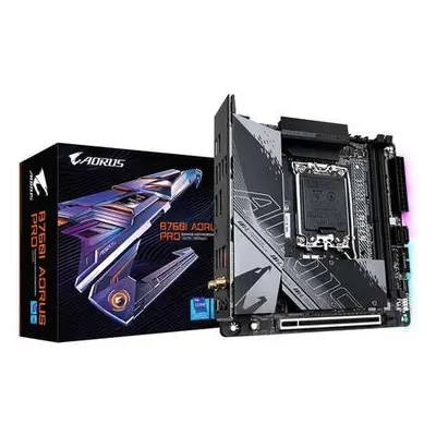 GIGABYTE MB Sc LGA1700 B760I AORUS PRO, Intel B760, 2xDDR5, 1xDP, 1xHDMI, B760I AORUS PRO